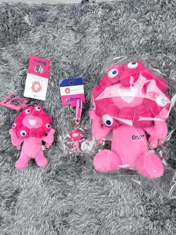 EXPO2025 미야쿠미야쿠 핑크 봉제 인형 마스코트 세레소 오사카