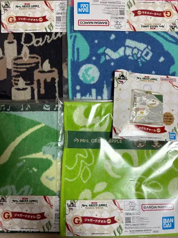 Mrs. GREENAPPLE 1번 복권 미세스 G상 타월 F상 메탈 참