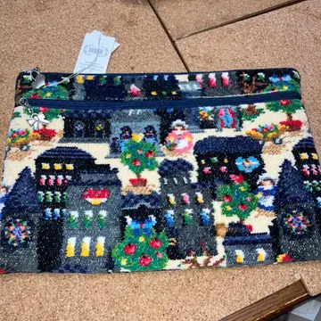 FEILER 컬러풀 풍경 무늬 파우치