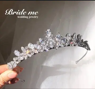 bride me 큐빅 지르코니아 티아라