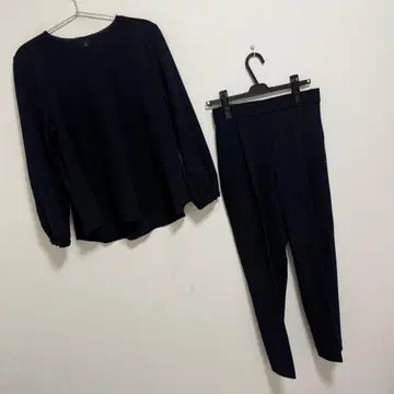 글로벌 워크 스고라쿠 컷 블라우스*팬츠 세트