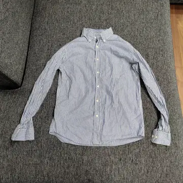 엑스트라 파인 코튼 브로드 스트라이프 셔츠 (긴팔)