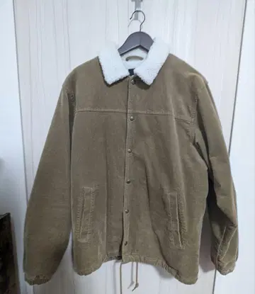 BEAMS 보아 카라 부착 코듀로이 자켓 L 사이즈