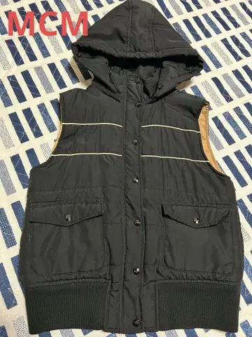 MCM O.T.C 다운 베스트 M 여성용 블랙