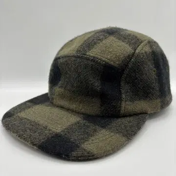 레어색 USA 제조 필슨 매키노 울 5패널 캡 오터 그린