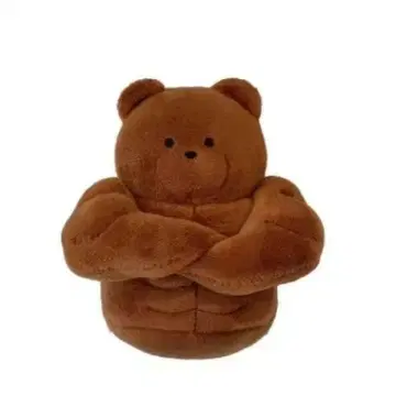 새상품 머슬 근육 곰 베어 키링 봉제 인형 마스코트