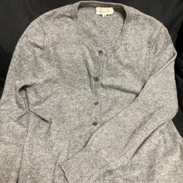 캐시미어 100% raison 그레이 가디건 사이즈 9