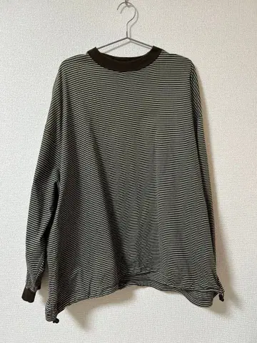 is-ness LONG SLEEVE T-SHIRT brown M 사이즈