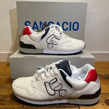 SANGACIO 스니커즈 화이트/네이비/레드/28cm