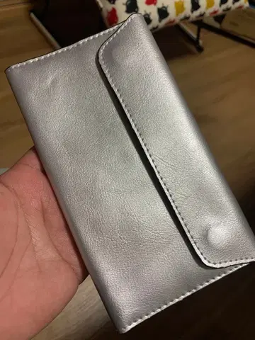 실버 장지갑