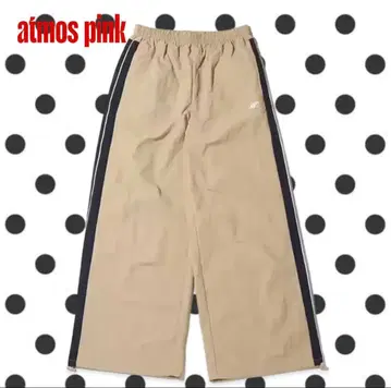atmos pink 사이드 라인 나일론 팬츠 y2k