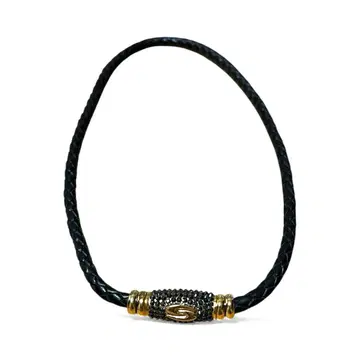 SORIENO 목걸이 천연 가죽 스와로브스키 남성용 여성용