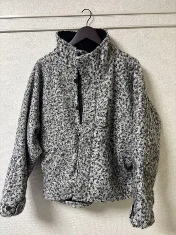 Casper john 하이넥 부클레 블루종 화이트