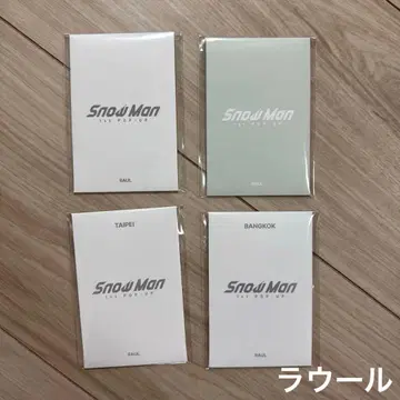 SnowMan POPUP 포토 카드 팩 라울