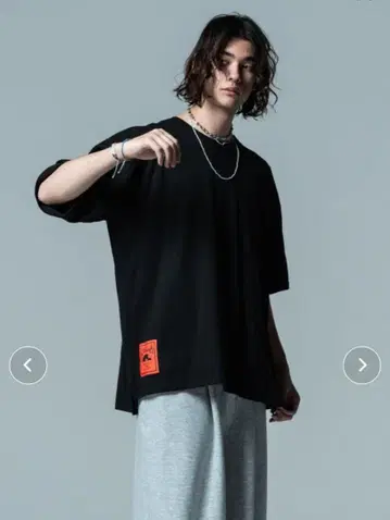 glamb 오버사이즈 레코드 태그 티셔츠 사이즈 L