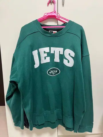 PUMA JETS 그린 맨투맨 트레이닝복