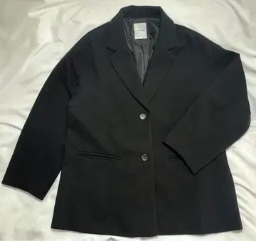 새상품급 LEPSIM 렙심 빅 실루엣 체스터 코트 블랙 F