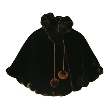 하자품 블랙 판초 Sourpuss USA