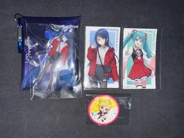 프로세카 스시로 콜라보 멀티 파우치 스티커 피크 모음