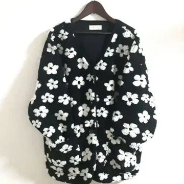 ANAP 아냅 꽃무늬 플리스 블루종