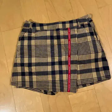 타미힐피거골프 체크 큐롯