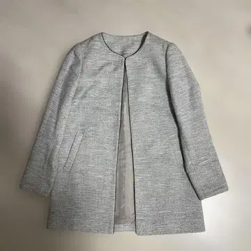 PICCIN 그레이 계열 노카라 자켓