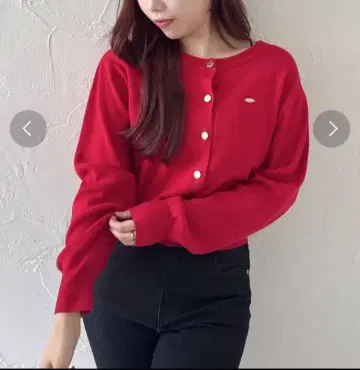 택 포함 미사용 dazzlin 플레이트 심플 가디건