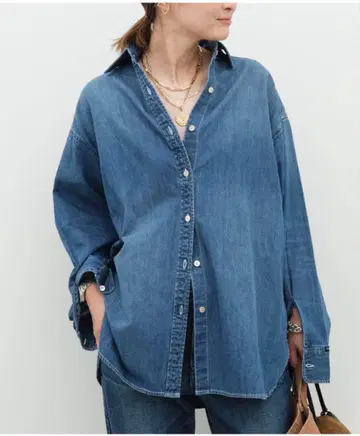 Deuxieme Classe Lee 별주 데님 셔츠