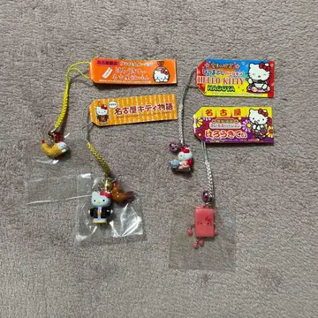 지역 한정 키티 족쇄 스트랩 4개 세트