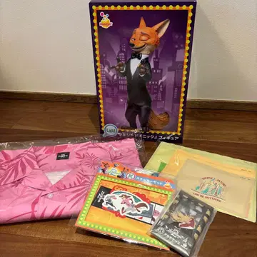 주토피아2 happy 복권 닉 와일드 피규어 세트