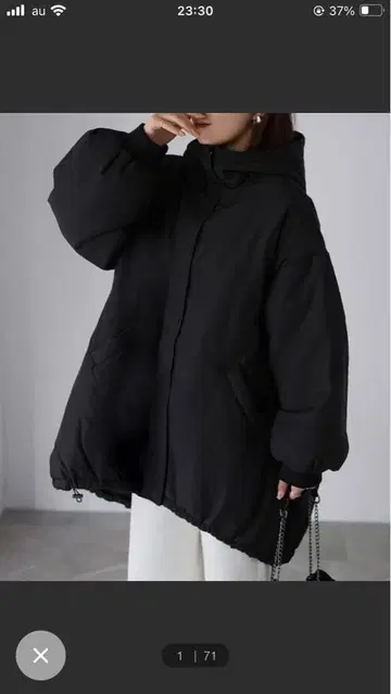 Riberry 충전솜 몬스터 후드티 아우터