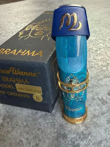 새상품 Theo Wanne BRAHMA 알토 마우스피스 다크 블루 8