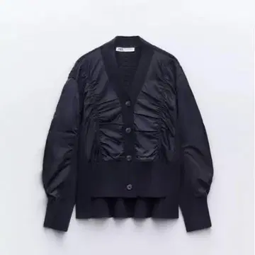 새상품급 ZARA 대비 니트 가디건 XS 네이비