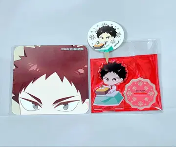 하이큐 스마일 베이스 카페 아크릴 스탠드 코스터 피크 이와이즈미