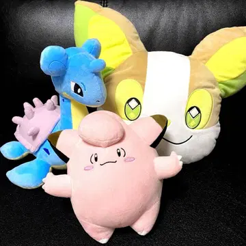포켓몬 모후굿토 봉제 인형 라프라스 삐삐 얼굴형 봉제 인형 완파치 새상품