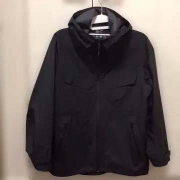 유니클로c 블록테크 후드티 블랙 S