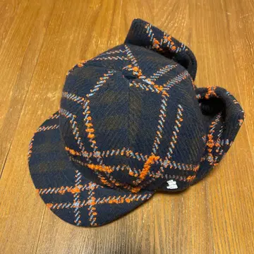 arth 체크 무늬 캡