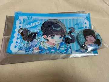 무지개 깃털 미니 지퍼 파우치 캔뱃지 세트