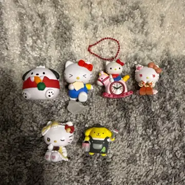 헬로키티 캡슐 토이 6개 세트