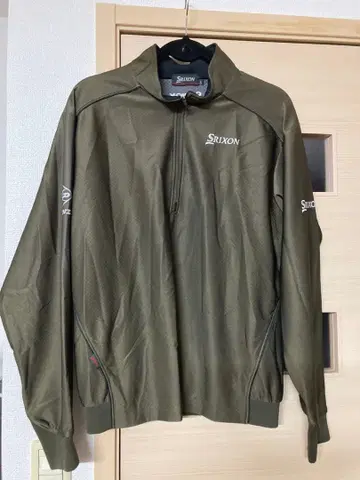 SRIXON 올리브색 집업 셔츠