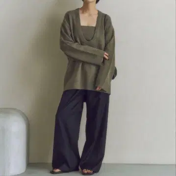 Plage MY Uneck 니트 & bare 니트 M 사이즈 2점 세트