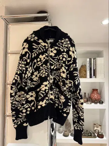 AROUSAL 애로우살 카우친 니트 가디건