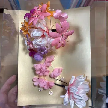 꽃 장식 머리 장식 일본 정통의상 소품