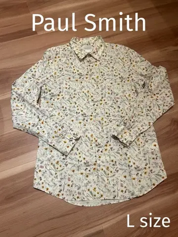 Paul Smith 남성용 꽃무늬 셔츠 L 사이즈