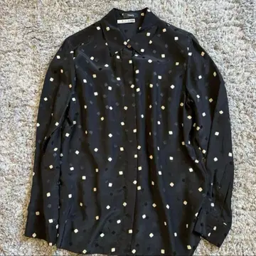 띠어리 실크 블라우스