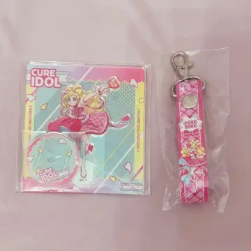 키미프리 프리큐어 드리스트 아이돌 아크릴 스탠드 특전 타월 홀더