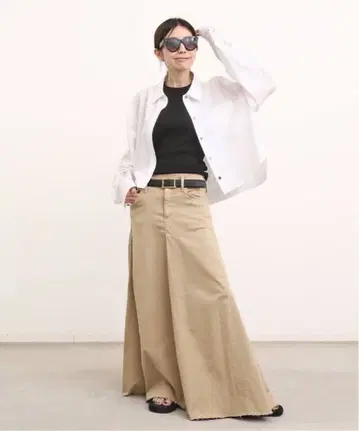 라빠르망 GOOD GRIEF 치노 볼륨 스커트