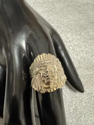 인디언 헤드 반지 22호 실버풍