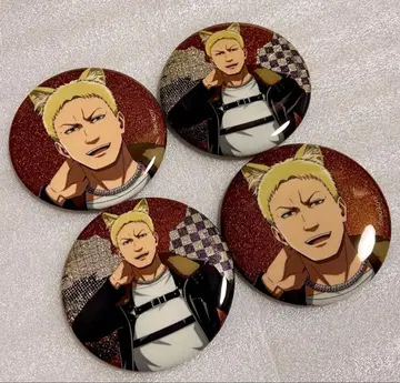 진격의 거인 마루이 글리터 캔뱃지 라이너 늑대인간 ver.