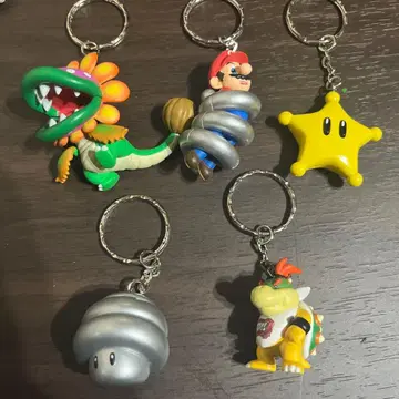 마리오 갤럭시 키링 피규어 초레어 레트로 상품